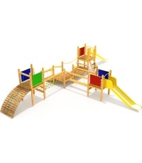 Drewniany plac zabaw dla dzieci Model 0506B