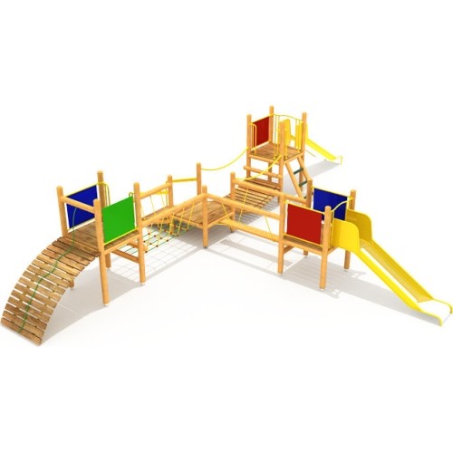 Drewniany plac zabaw dla dzieci Model 0506B