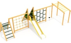 Drewniany plac zabaw dla dzieci model 0600