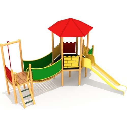 Drewniany plac zabaw dla dzieci model SB-0200