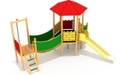 Drewniany plac zabaw dla dzieci SB-0200