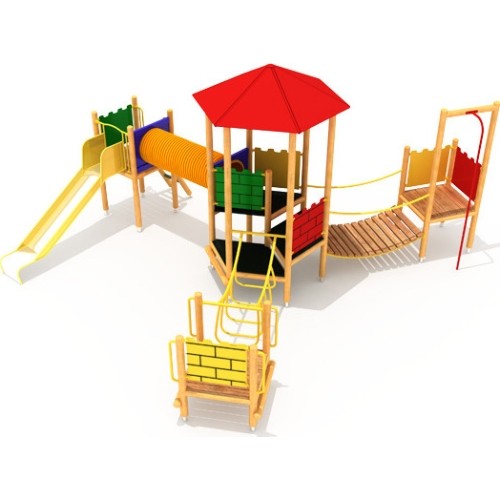 Drewniany plac zabaw dla dzieci model SB-0500