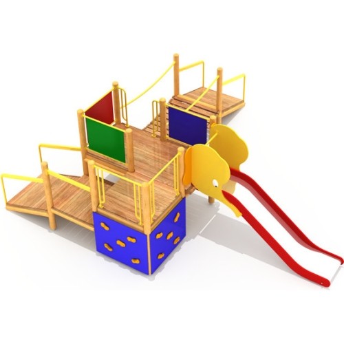 Drewniany plac zabaw dla dzieci Model SK-0208