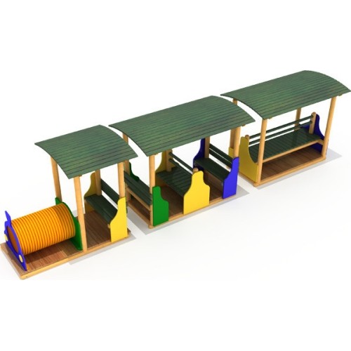 Drewniany plac zabaw dla dzieci Model GT-4009