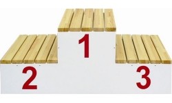 Podium dla zwycięzców Coma-Sport IN-132