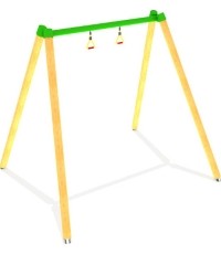 Gimnastyczna poprzeczka z pierścieniami GT-0032