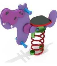 Bujak sprężynowy na plac zabaw SP-2002 - Hipopotam