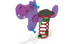 Bujak sprężynowy na plac zabaw SP-2002 - Hipopotam