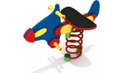 Bujak na sprężynie na plac zabaw SPIRIT FLOWER SP-2004