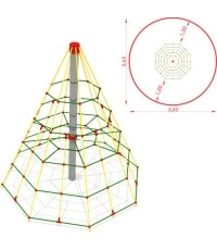 Zestaw lin wspinaczkowych GT-0802