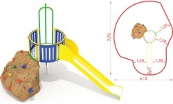 Metalowy model boiska CM-0100