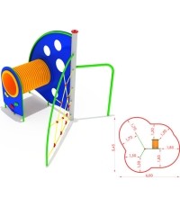 Kompleks wspinaczkowy model CM-0210/2