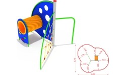 Kompleks wspinaczkowy model CM-0210/2