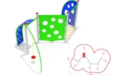 Kompleks wspinaczkowy model CM-0213