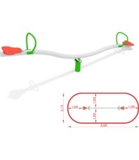 Huśtawka - skala CM-1700, metalowa