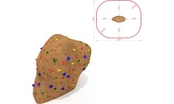 Model wspinaczkowej skały SW-0903