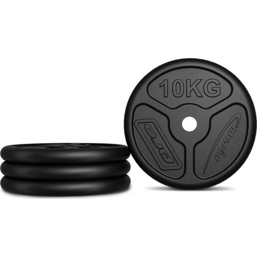 Zestaw żeliwnych obciążeń (slim) Marbo 30 kg (2x10 kg + 2x5 kg)