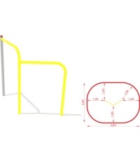 MODEL KRZYŻOWY CM-0025x2, METAL