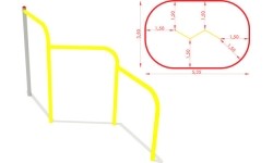 MODEL CIAŁA CM-0025x3, METAL