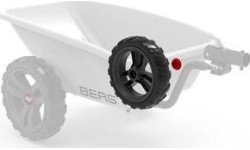 Koło szaro-czarne 9x2 lewe (osłona czerwona)