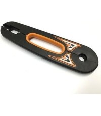 Buddy - osłona łańcucha czarna/pomarańczowa