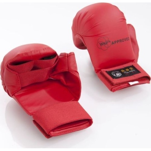 RĘKAWICE KARATE Z NYKŠŠI PROTECTION TOKAIDO RED