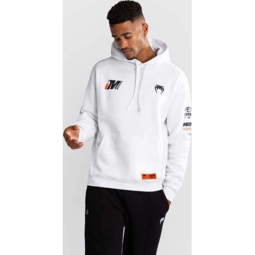 Bluza z kapturem Venum Motorsport - śnieżnobiała