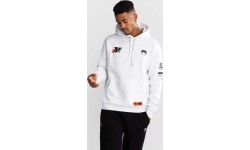 Bluza z kapturem Venum Motorsport - śnieżnobiała