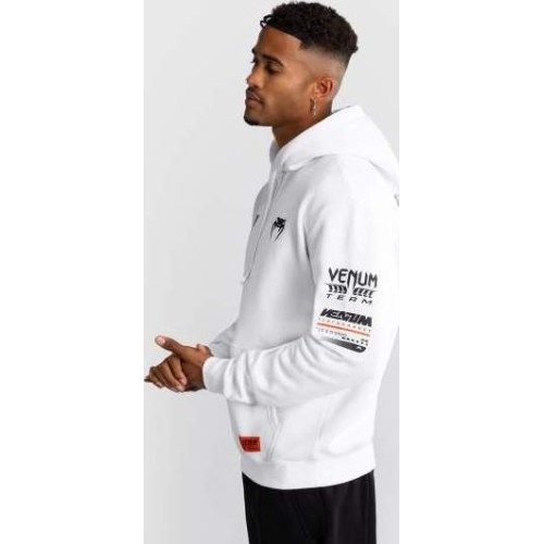 Bluza z kapturem Venum Motorsport - śnieżnobiała