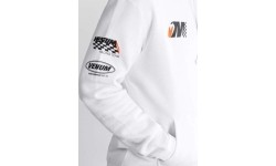 Bluza z kapturem Venum Motorsport - śnieżnobiała