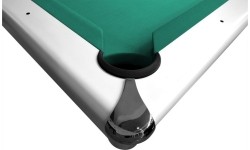 Stół bilardowy Dynamic Triumph - biały matowy, 8 stóp