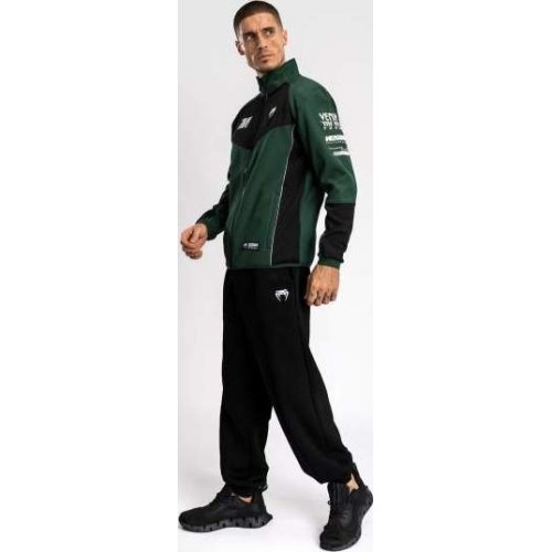 Kurtka softshell Venum Motorsport - głęboki las