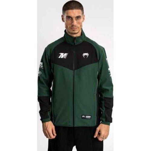 Kurtka softshell Venum Motorsport - głęboki las