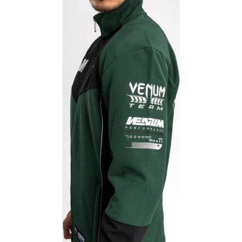 Kurtka softshell Venum Motorsport - głęboki las