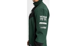 Kurtka softshell Venum Motorsport - głęboki las