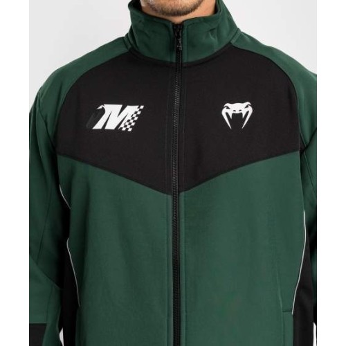 Kurtka softshell Venum Motorsport - głęboki las