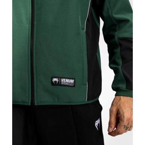 Kurtka softshell Venum Motorsport - głęboki las