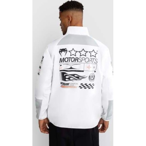 Kurtka softshell Venum Motorsport - śnieżnobiała