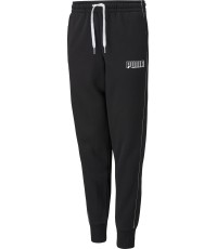 Spodnie dresowe młodzieżowe Puma Alpha Sweat Pants, czarne, 589286 01