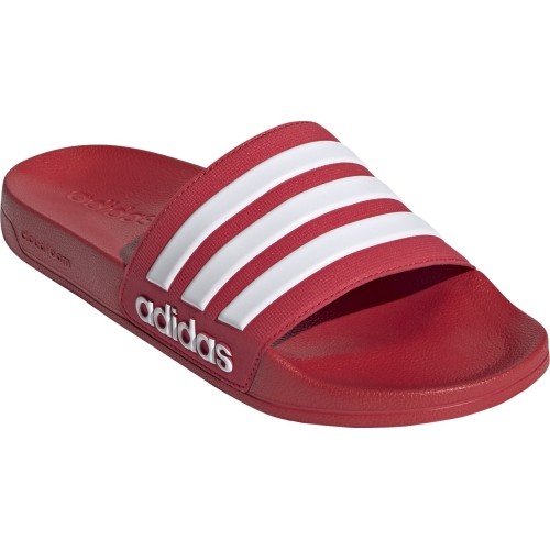Klapki męskie Adidas Adilette Shower, czerwone FY7815