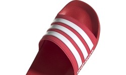Klapki męskie Adidas Adilette Shower, czerwone FY7815
