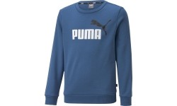 Bluza młodzieżowa Puma Ess+ 2 Col Big Logo, niebieska, 586986 17