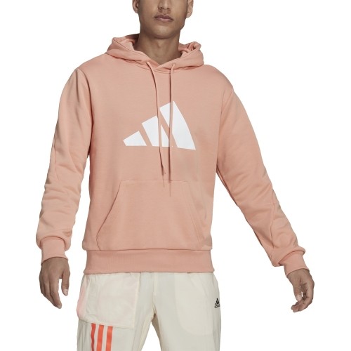 Adidas bluza z kapturem męska M Fi 3B Hoodie Peach H39805