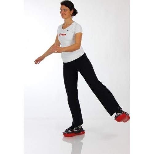 Trenażer równowagi Togu Dynair Walker Comfort, Czarno-czerwony