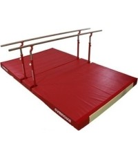 Drążki równoległe GYMNOVA z materacem do lądowania