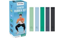 Zestaw gum fitness (5 szt.) o różnym poziomie oporu Spokey ARTIO
