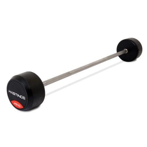 Profesjonalny gryf Hastings 45 kg, guma, 30 mm