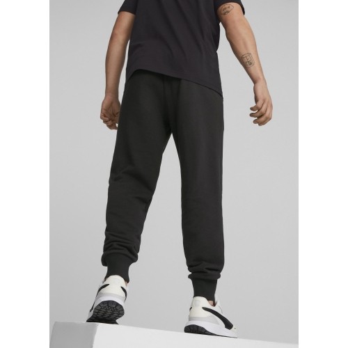 Spodnie sportowe męskie Puma Ess+ 2 Col Logo Black 586768 61