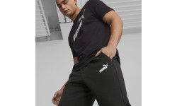 Spodnie sportowe męskie Puma Ess+ 2 Col Logo Black 586768 61