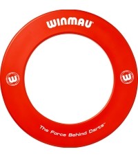 Zabezpieczająca otoczka rama do tarczy do rzutek dartów Winmau Catchring Red Print - czerwona